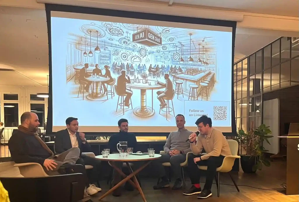 Panel discussion with GenAI experts at a GenAI 360 event in Zurich