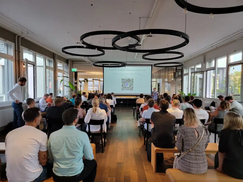 Large audience attending a GenAI 360 AI event in Zurich