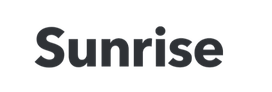 sunrise logo grayscale